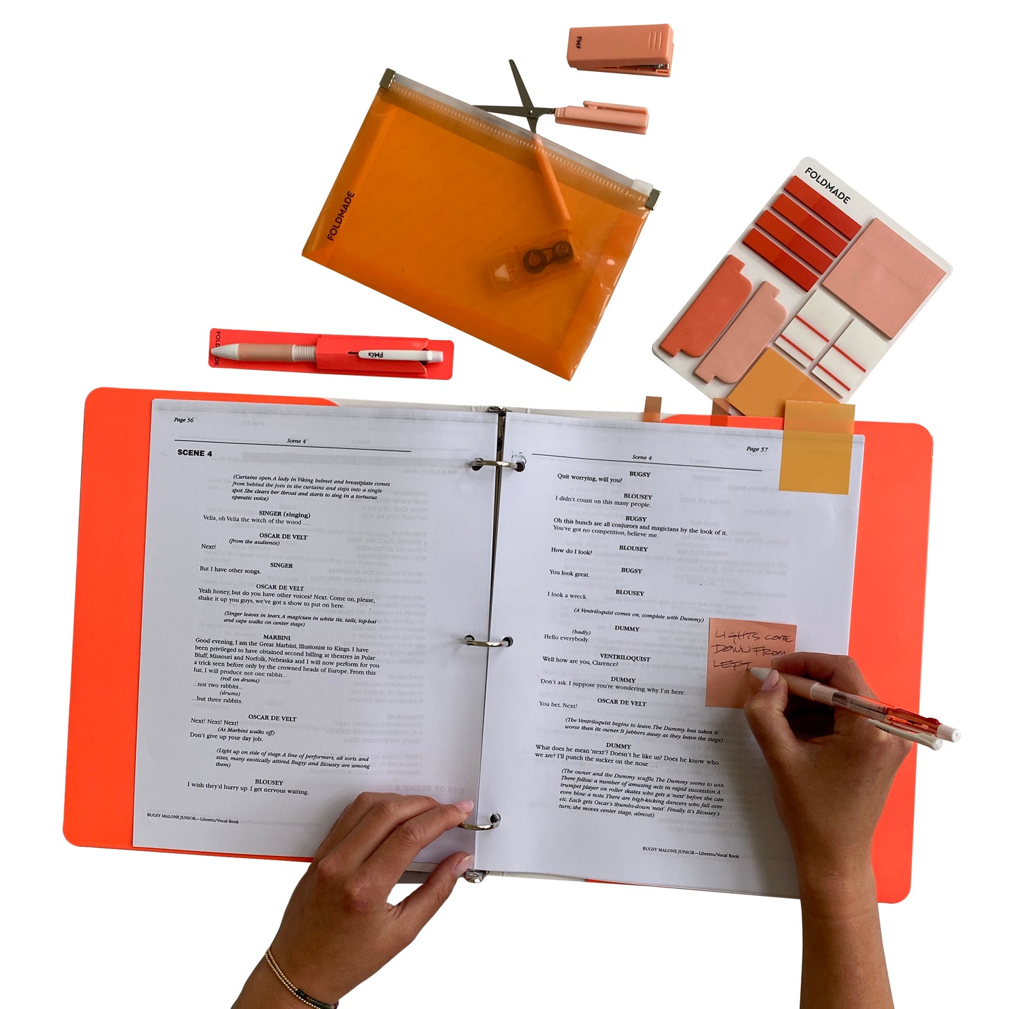Binder + Accessory Bundle Orange