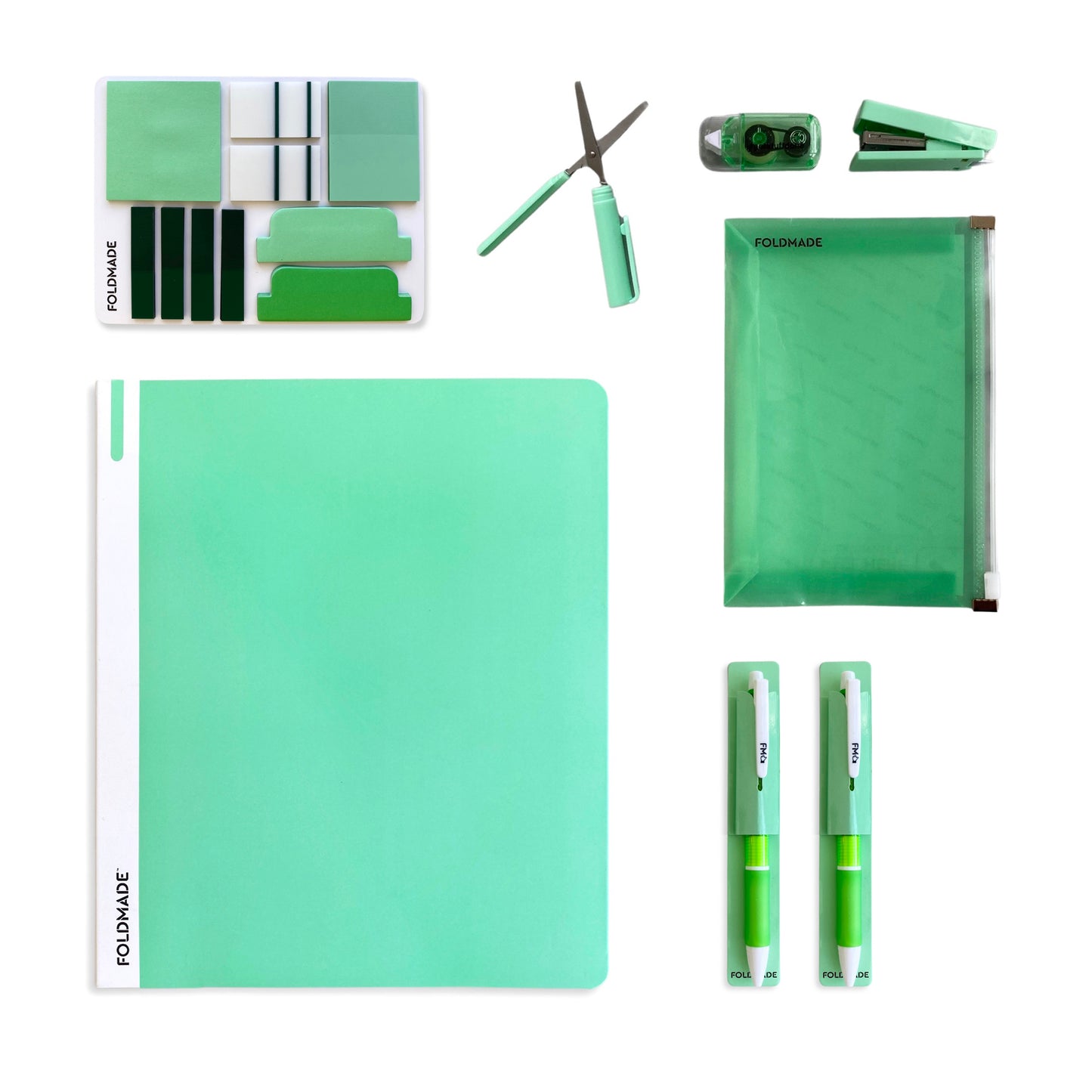 Binder + Accessory Bundle Green