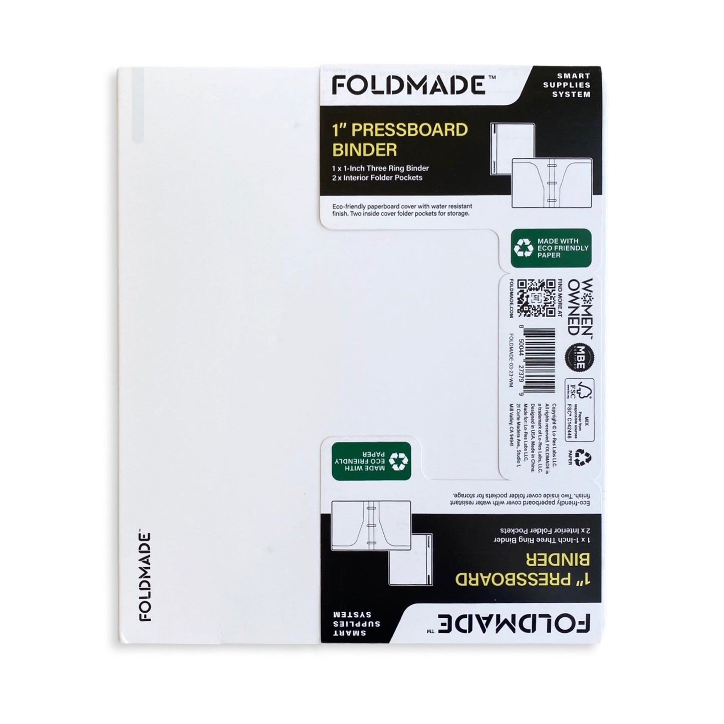 Binder + Accessory Bundle White